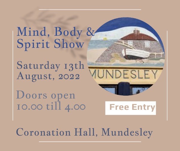 Mind Body Spirit Show in Mundesley, Norfolk
