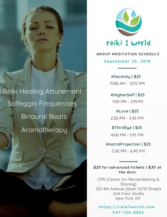 Reiki 1 World Healing Meditation Experience