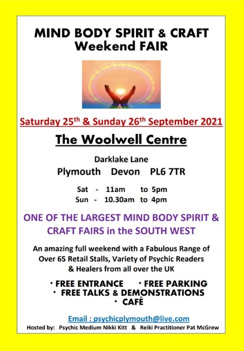 Mind Body Spirit & Craft Weekend Fair ONE OF THE LARGEST IN THE SOUTHWEST