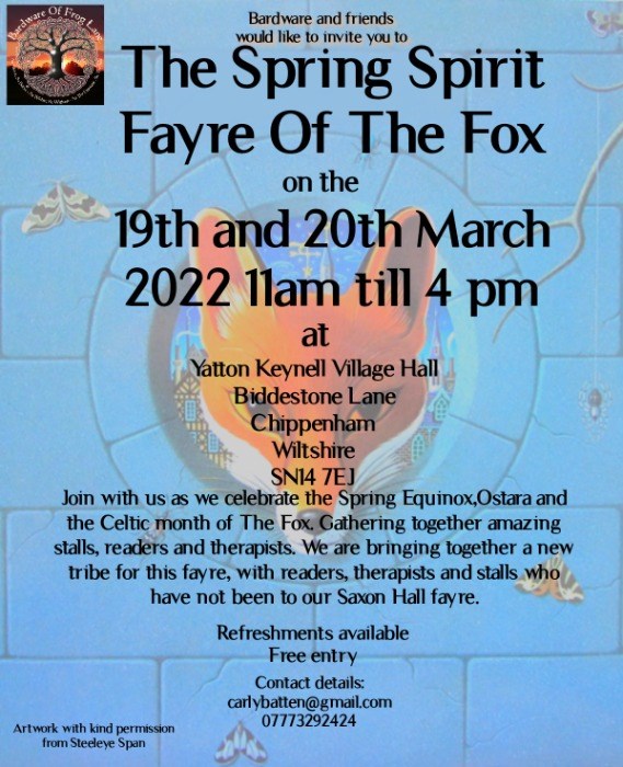 The Spring Spirit Fayre Of The Fox