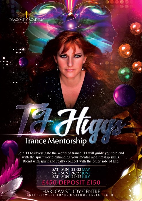 Trance Mentorship Course with TJ Higgs -  22nd May 2021 to 25th July 2021 - Six Classes