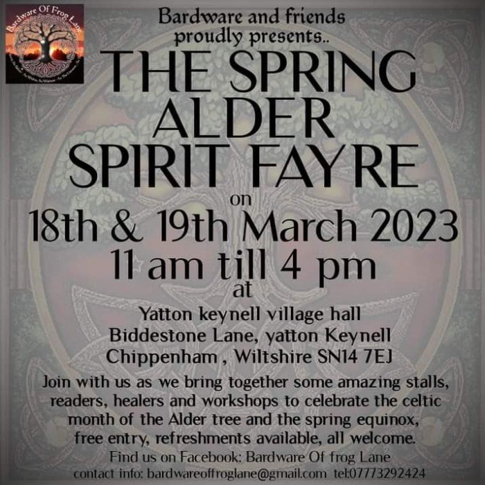 The spring alder spirit fayre